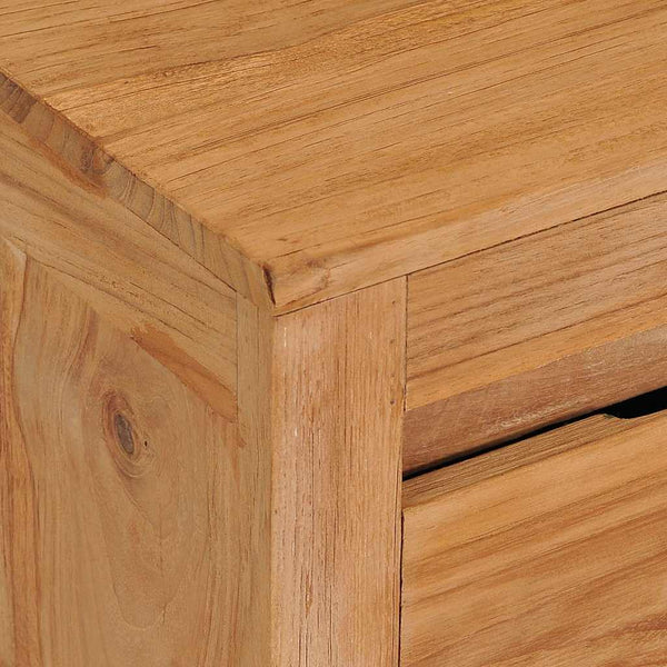TV-Schrank 115x30x35 cm Massivholz Teak