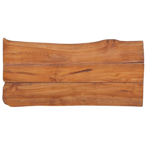 Gartenbank 80 cm Massivholz Teak