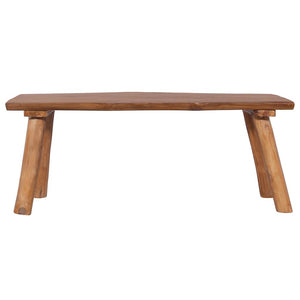 Gartenbank 120 cm Massivholz Teak