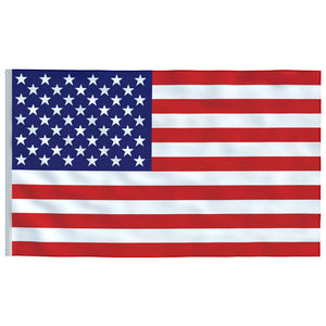 Flagge der Vereinigten Staaten und Mast Aluminium 6,2 m