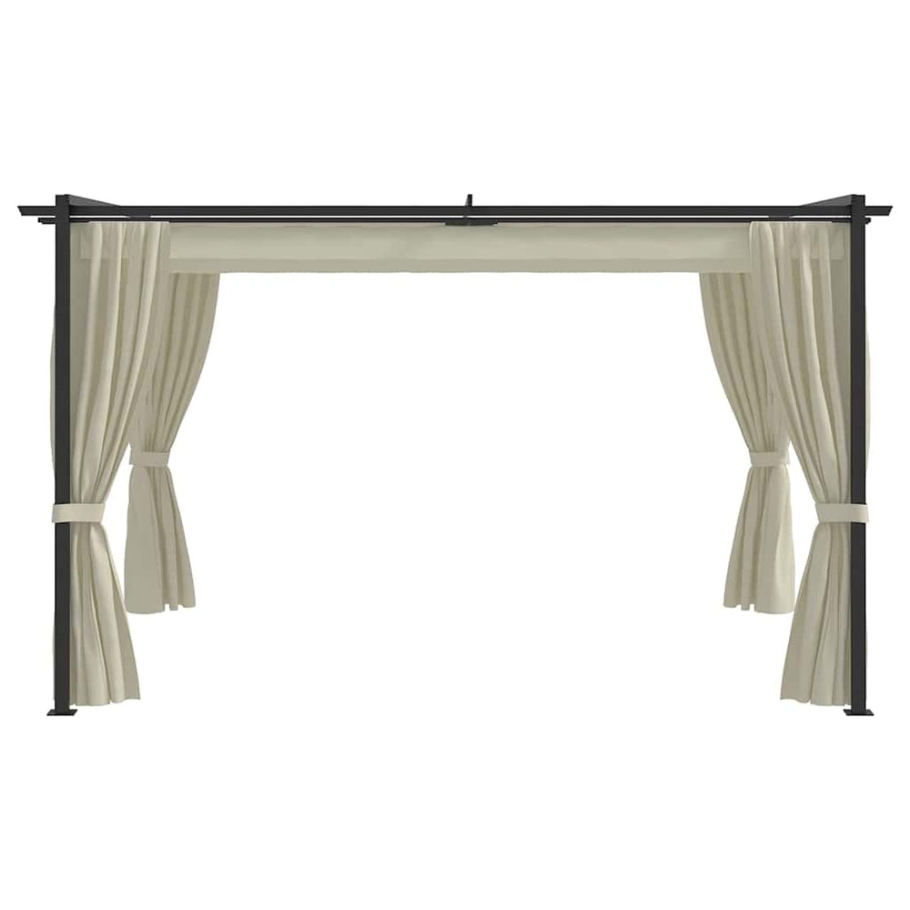 vidaXL Pavillon 4 x 3 m crème