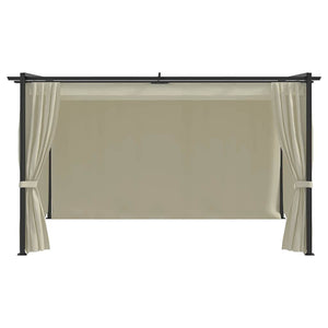 vidaXL Pavillon 4 x 3 m crème