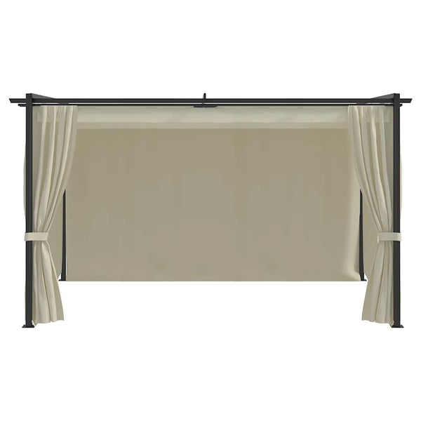 vidaXL Pavillon 4 x 3 m crème
