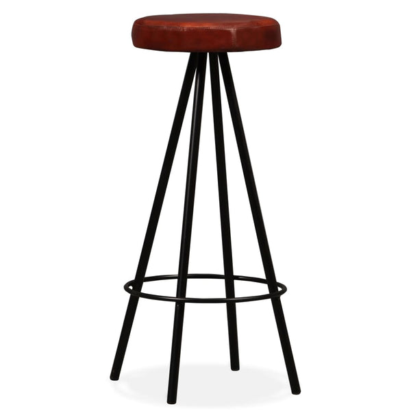 9-tlg. Bar-Set Massivholz Akazie und Echtleder