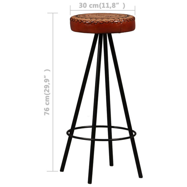 9-tlg. Bar-Set Massivholz Akazie, Echtleder und Canvas