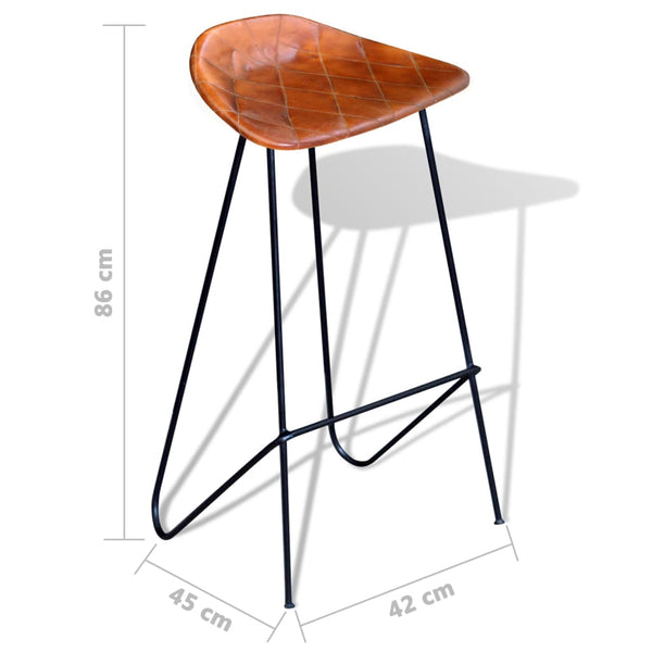7-tlg. Bar-Set Altholz und Echtleder