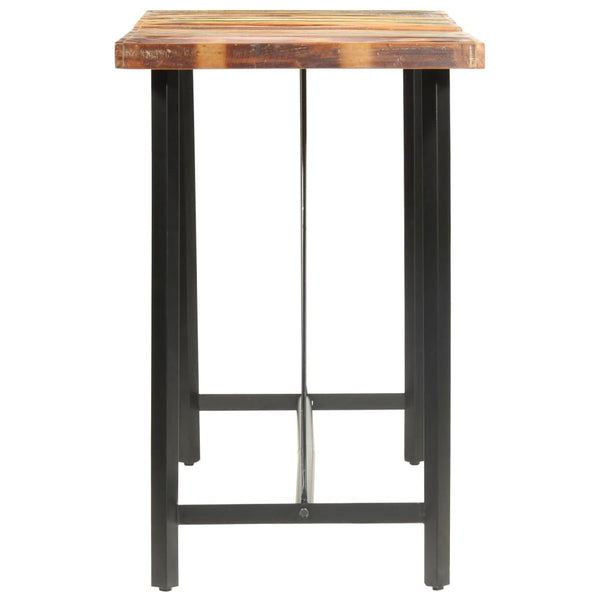 7-tlg. Bar-Set Altholz und Echtleder