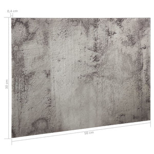 Magnettafel Wandmontage Glas 50x30 cm
