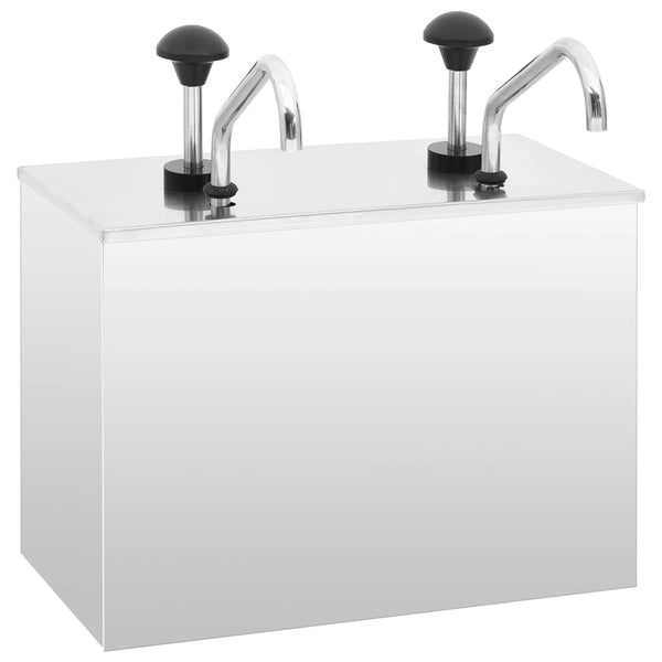 Doppel Saucenspender Edelstahl 2 x 3,5L