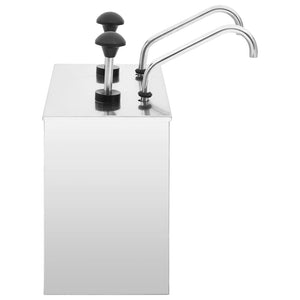 Doppel Saucenspender Edelstahl 2 x 3,5L