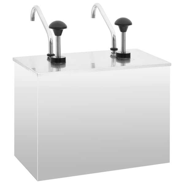 Doppel Saucenspender Edelstahl 2 x 3,5L
