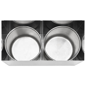 Doppel Saucenspender Edelstahl 2 x 3,5L