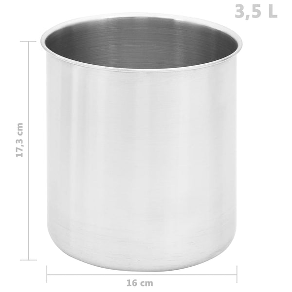 Doppel Saucenspender Edelstahl 2 x 3,5L