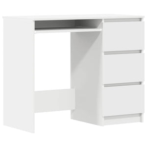 Weißer Schreibtisch 90x45 cm