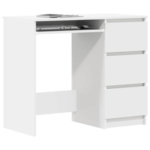 Weißer Schreibtisch 90x45 cm