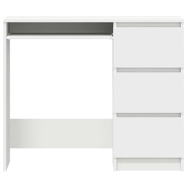 Weißer Schreibtisch 90x45 cm