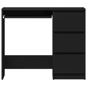 Schwarzer Schreibtisch 90x45 cm