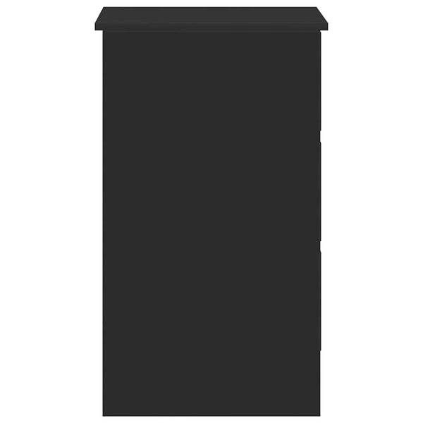 Schwarzer Schreibtisch 90x45 cm