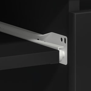 Schwarzer Schreibtisch 90x45 cm