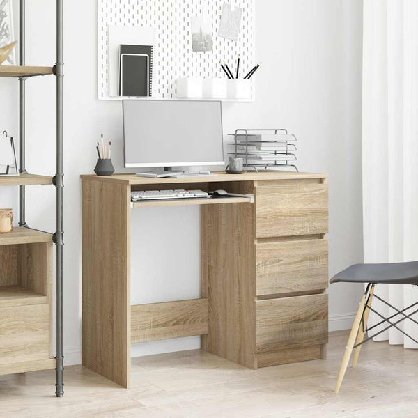 Schreibtisch Sonoma Eiche 90 cm