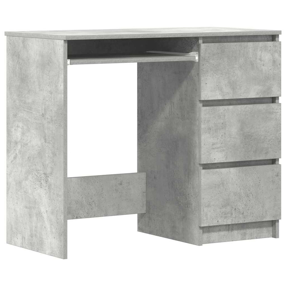 Schreibtisch Betongrau 90x45 cm