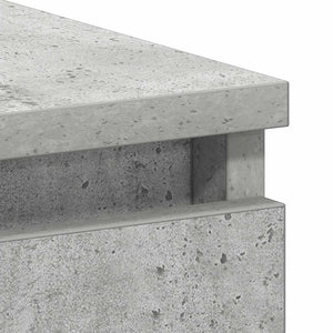 Schreibtisch Betongrau 90x45 cm