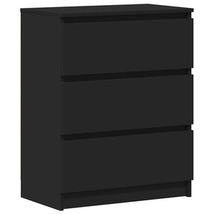 Schwarzes Sideboard 60x35x76 cm