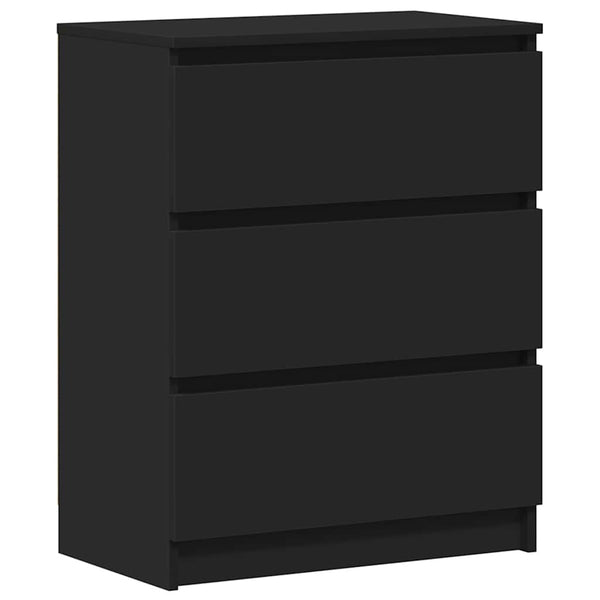 Schwarzes Sideboard 60x35x76 cm