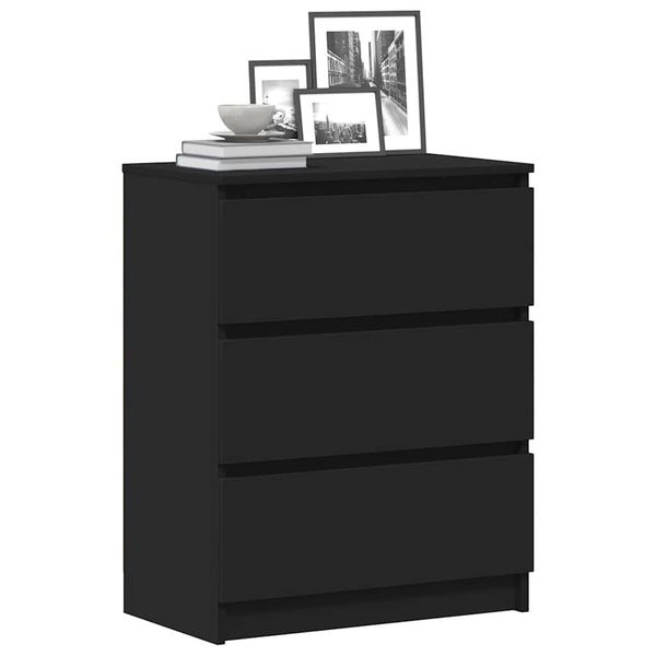 Schwarzes Sideboard 60x35x76 cm