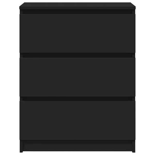 Schwarzes Sideboard 60x35x76 cm