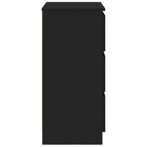 Schwarzes Sideboard 60x35x76 cm