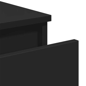 Schwarzes Sideboard 60x35x76 cm