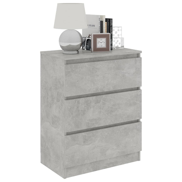 Sideboard Betongrau 60x35x76 cm