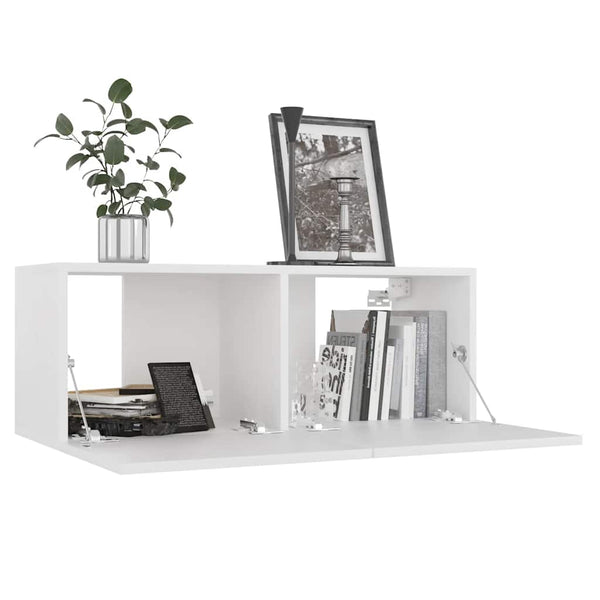 Weißer TV-Schrank 80 cm