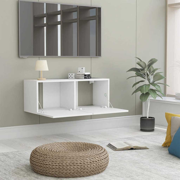 Weißer TV-Schrank 80 cm