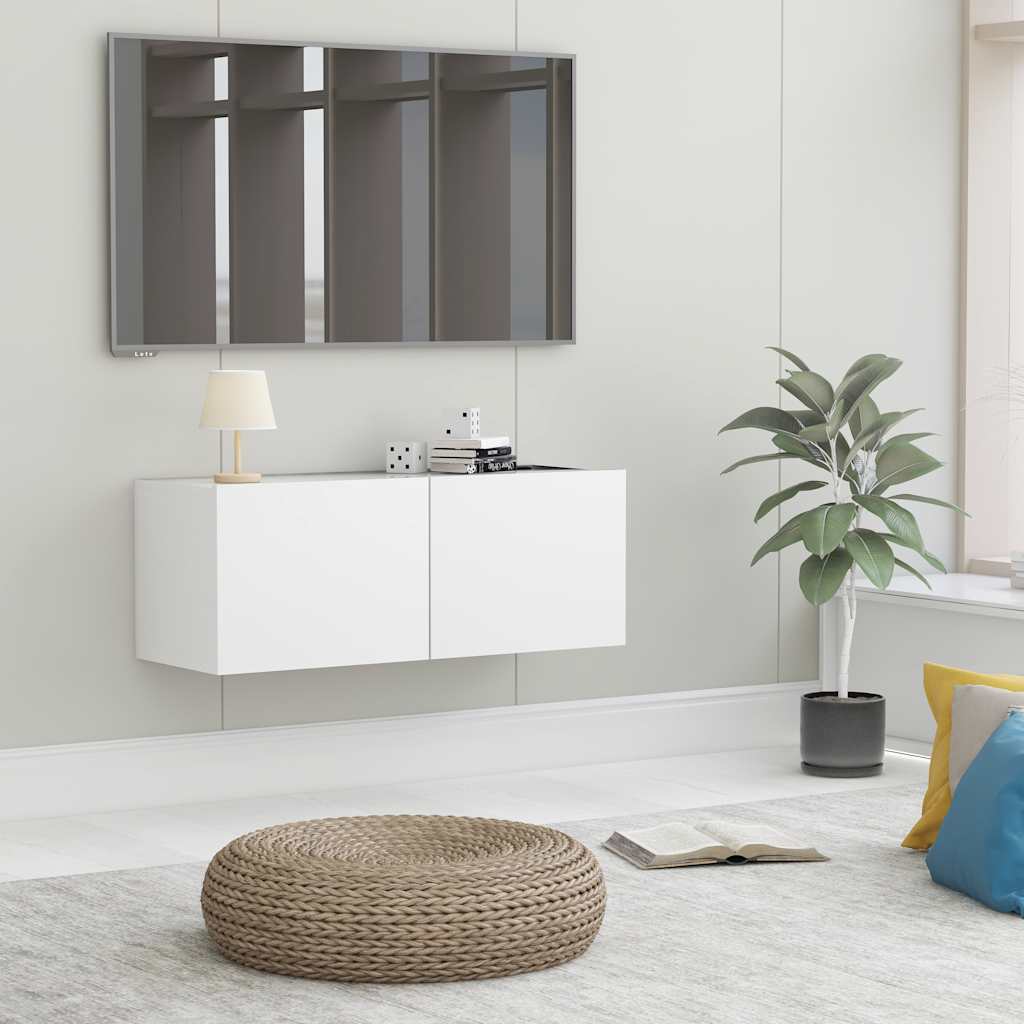 Weißer TV-Schrank 80 cm