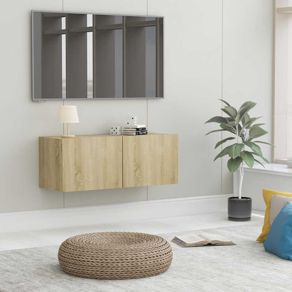 TV-Schrank Sonoma Eiche 80 cm