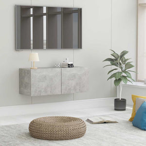 TV-Schrank Betongrau 80 cm