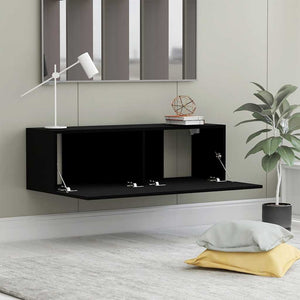 Schwarzer TV-Schrank 100 cm