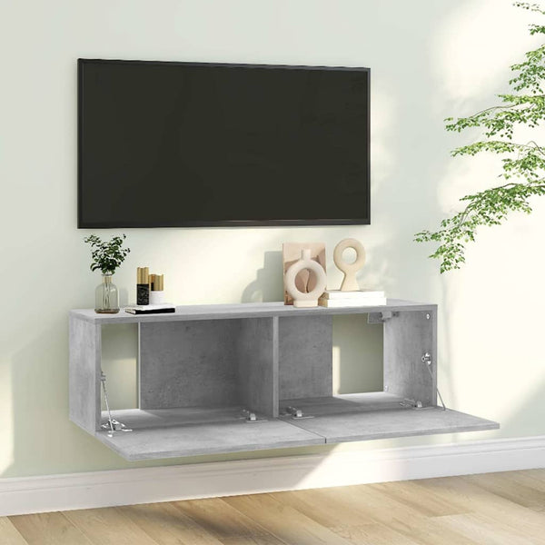 TV-Schrank Betongrau 100 cm