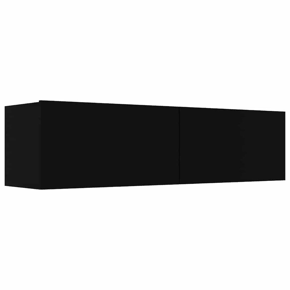 Schwarzer TV-Schrank 120 cm
