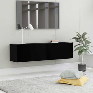 Schwarzer TV-Schrank 120 cm