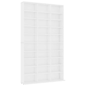 Weißes CD-Regal 102x23x177,5 cm