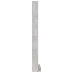 CD-Schrank Betongrau Holzwerkstoff