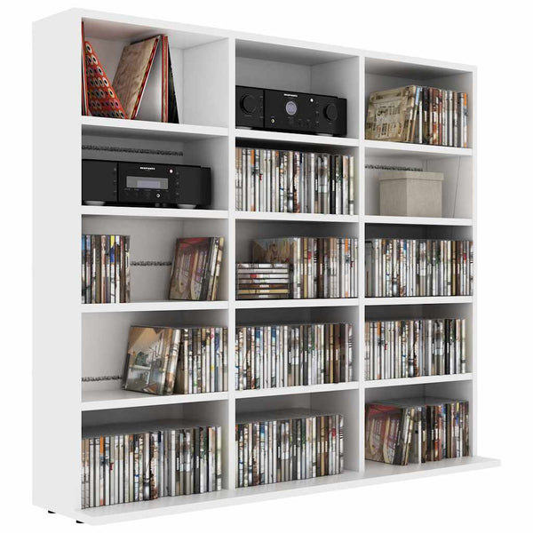 CD Regal Weiß Holzwerkstoff 100cm