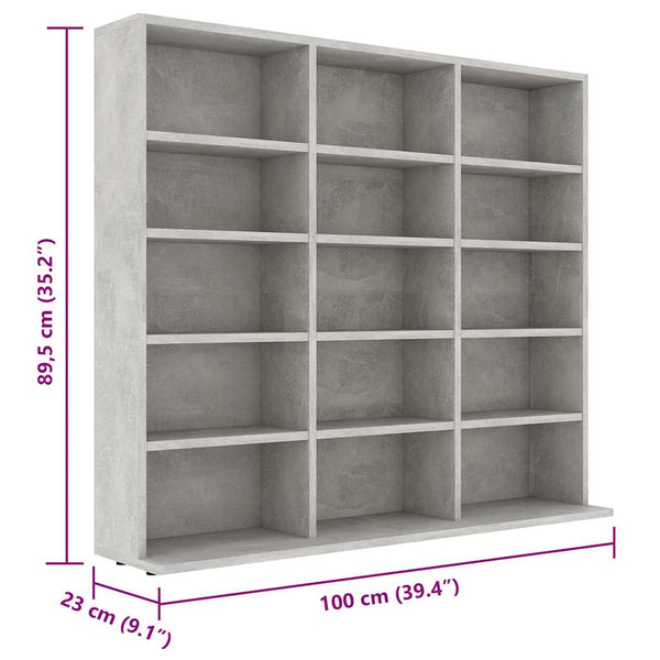 CD Regal Betongrau 100 cm