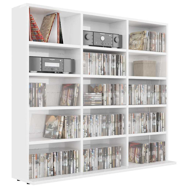 CD Regal Hochglanz Weiß