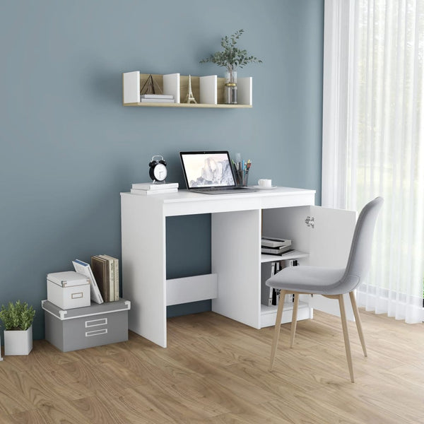Weißer Schreibtisch 100x50 cm