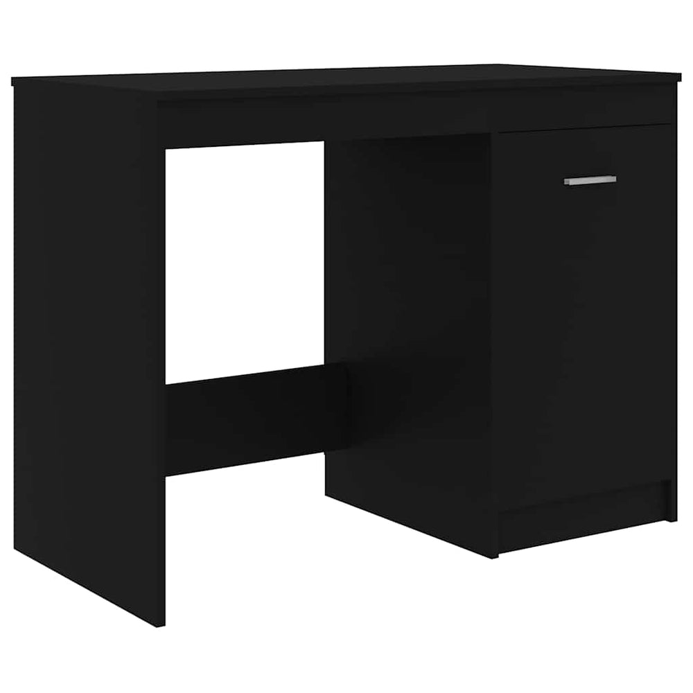 Schwarzer Schreibtisch 100x50 cm
