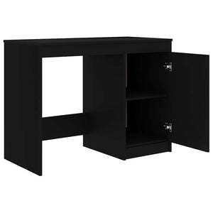 Schwarzer Schreibtisch 100x50 cm